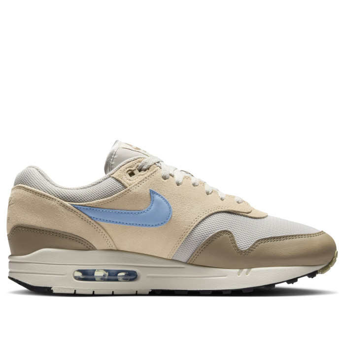 Nike Air Max 1 Essential Light Bone Psychic Blue - мужская сетка размеров Nike Air Max 1 Essential Light Bone Psychic Blue - мужская сетка размеров