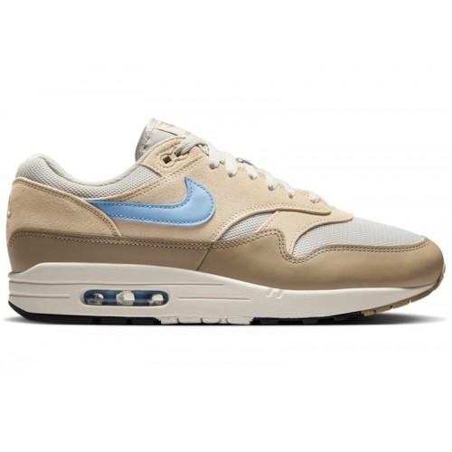 Кроссы Nike Air Max 1 Essential Light Bone/Psychic Blue - мужская сетка размеров