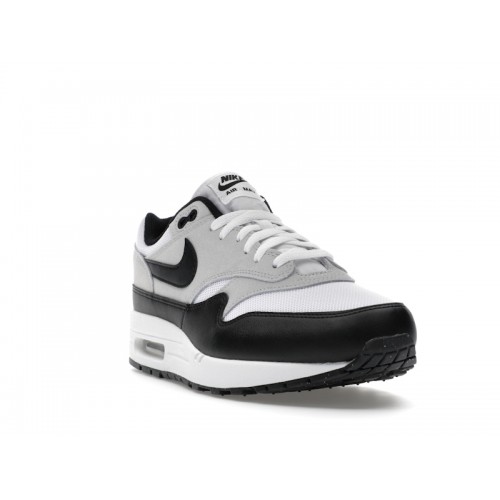 Nike Air Max 1 Essential White Pure Platinum Black - мужская сетка размеров