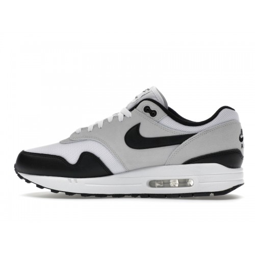 Nike Air Max 1 Essential White Pure Platinum Black - мужская сетка размеров