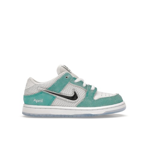 Кроссы Nike SB Dunk Low April Skateboards (TD) - детская сетка размеров