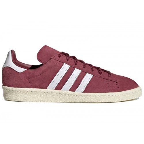 adidas Campus 80s Collegiate Burgundy Cloud White - мужская сетка размеров