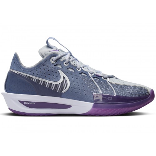Кроссы Nike Air Zoom GT Cut 3 Ashen Slate Barely Grape - мужская сетка размеров