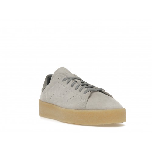 Кроссы adidas Stan Smith Crepe Grey Gum - мужская сетка размеров