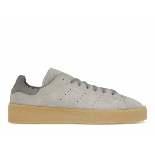 Кроссы adidas Stan Smith Crepe Grey Gum - мужская сетка размеров