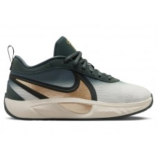 Подростковые кроссовки Nike Giannis Zoom Freak 6 Vintage Green Pale Ivory Metallic Gold (GS)