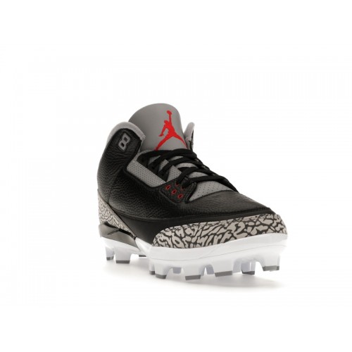 Кроссы Jordan 3 Mid Retro MCS Black Cement - мужская сетка размеров