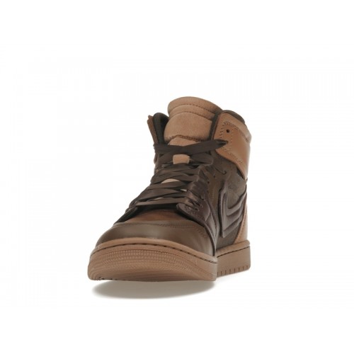 Кроссы Jordan 1 High Method Of Make Archaeo Brown (W) - женская сетка размеров