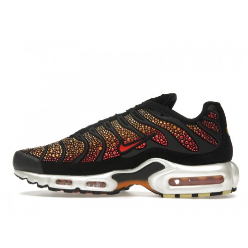 Кроссы Nike Air Max Plus Swarovski Sunset (W) - женская сетка размеров