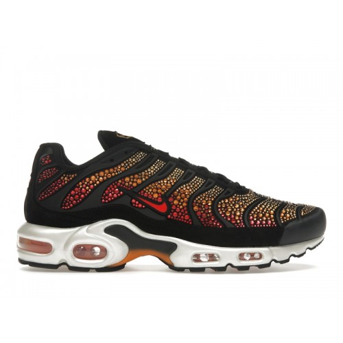 Кроссы Nike Air Max Plus Swarovski Sunset (W) - женская сетка размеров