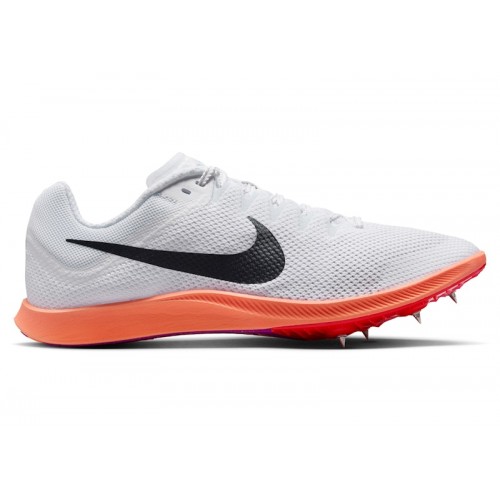 Кроссы Nike Zoom Rival Distance White Bright Crimson - мужская сетка размеров