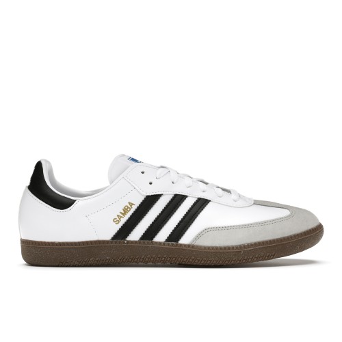 Кроссы adidas Samba White - мужская сетка размеров