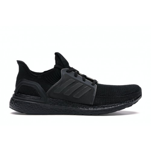 Кроссы adidas Ultra Boost 2019 Triple Black - мужская сетка размеров