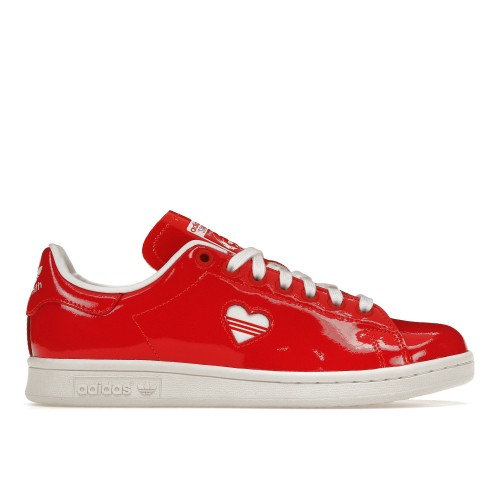 Кроссы adidas Stan Smith Valentines Day Red (2019) (W) - женская сетка размеров