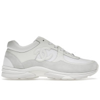 Chanel CC White Suede