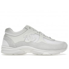 Chanel CC White Suede