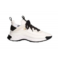 Chanel Low Top Trainer Velvet Ivory