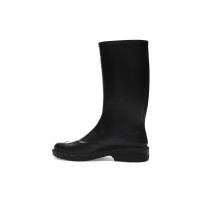 Chanel Rubber Rain Boots Black