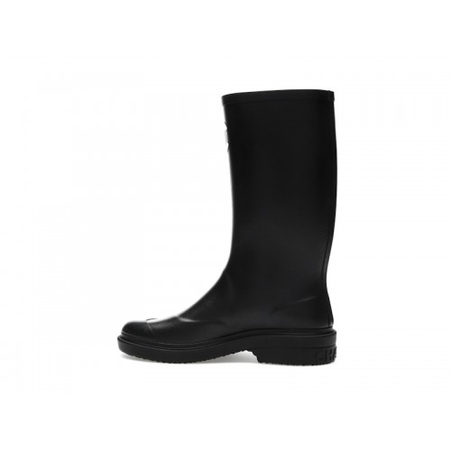 Chanel Rubber Rain Boots Black - мужская сетка размеров