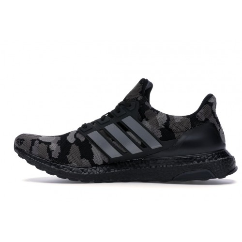 Кроссы adidas Ultra Boost 4.0 Bape Camo Black - мужская сетка размеров