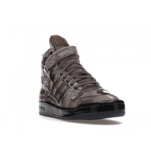 Кроссы adidas Forum Hi Jeremy Scott Dipped Black - мужская сетка размеров