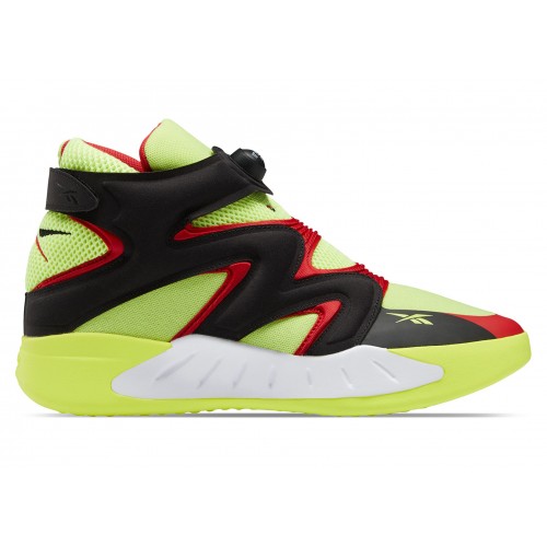 Кроссы Reebok Instapump Fury Zone Acid Yellow - мужская сетка размеров