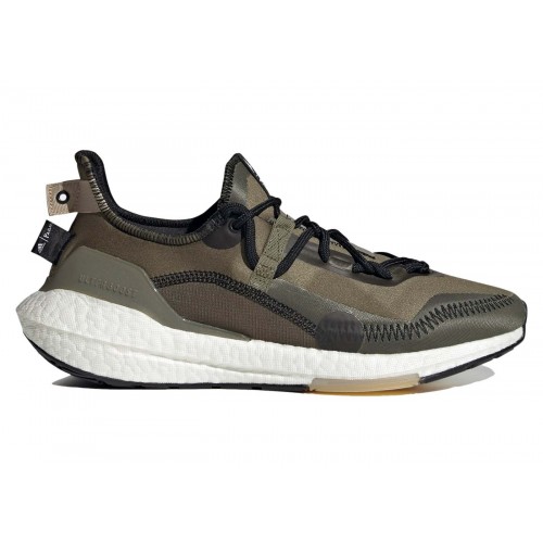 Кроссы adidas Ultra Boost 21 Parley Focus Olive - мужская сетка размеров