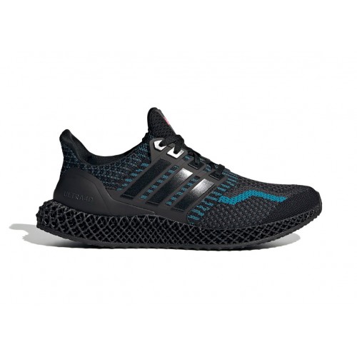 Кроссы adidas Ultra 4D Black Teal - мужская сетка размеров