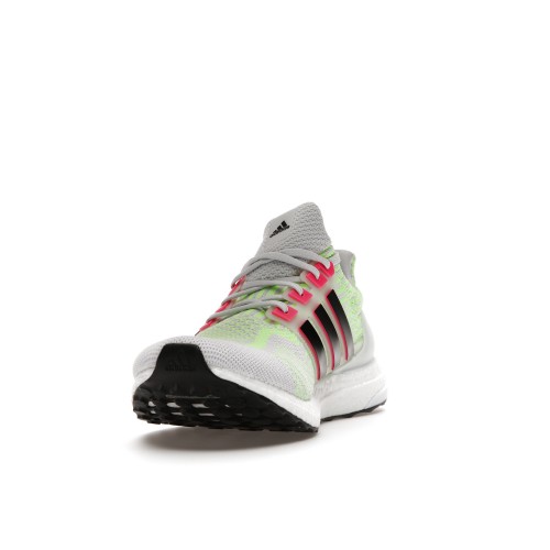 Кроссы adidas Ultra Boost 5.0 DNA Dash Grey Signal Green - мужская сетка размеров