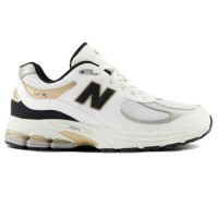 Подростковые New Balance 2002R White Black Gold (GS)