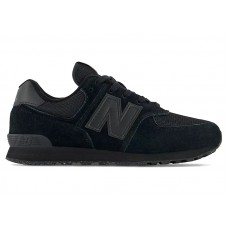 Подростковые кроссовки New Balance 574 Core Triple Black (GS)