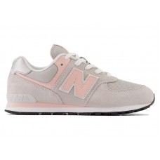 Подростковые кроссовки New Balance 574 Core Rain Cloud Pink Haze (GS)