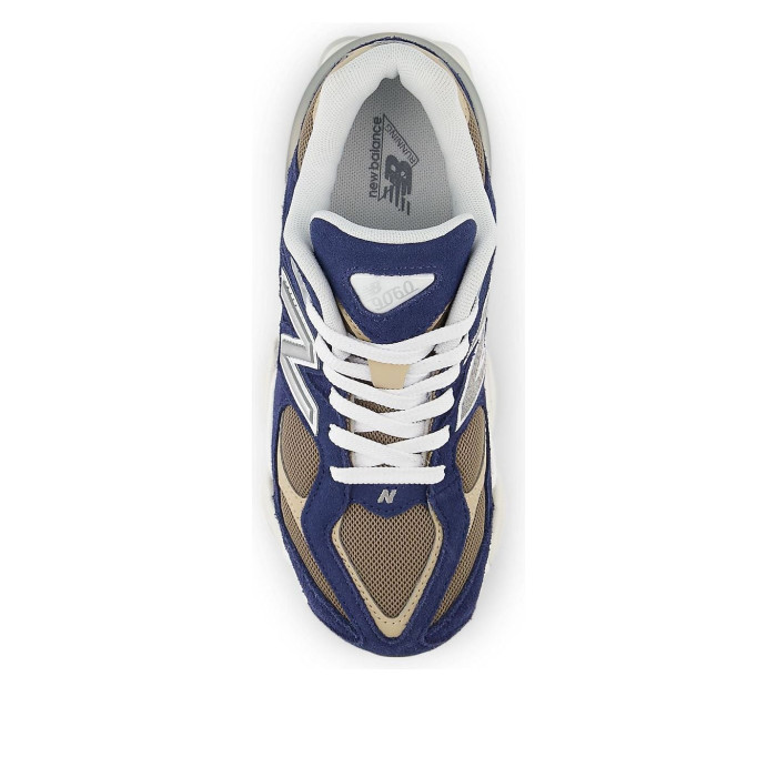 New Balance 9060 Navy Mushroom (GS) - подростковая сетка размеров New Balance 9060 Navy Mushroom (GS) - подростковая сетка размеров