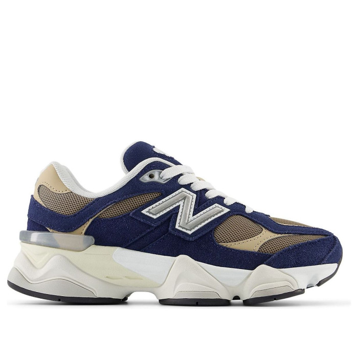 New Balance 9060 Navy Mushroom (GS) - подростковая сетка размеров New Balance 9060 Navy Mushroom (GS) - подростковая сетка размеров
