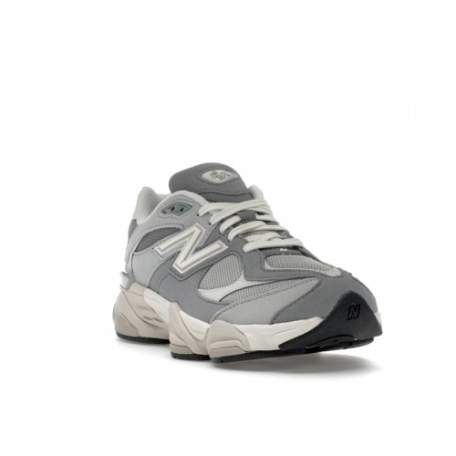 Кроссы New Balance 9060 Slate Grey Raincloud (GS) - подростковая сетка размеров