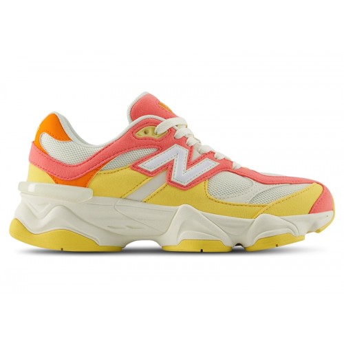 Кроссы New Balance 9060 Fluorescent (GS) - подростковая сетка размеров