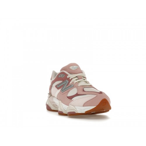 Кроссы New Balance 9060 Rose Pink (Wide) (GS) - подростковая сетка размеров