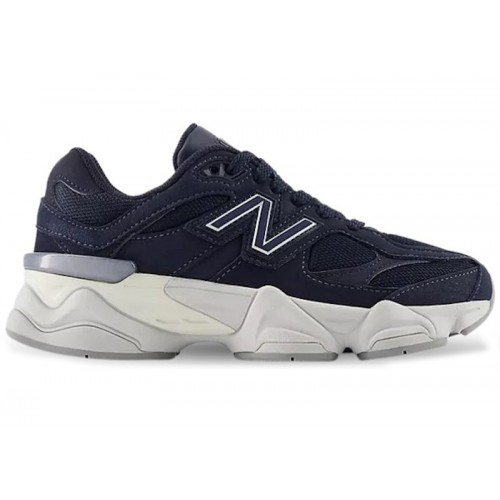 Кроссы New Balance 9060 Eclipse Navy (GS) - подростковая сетка размеров