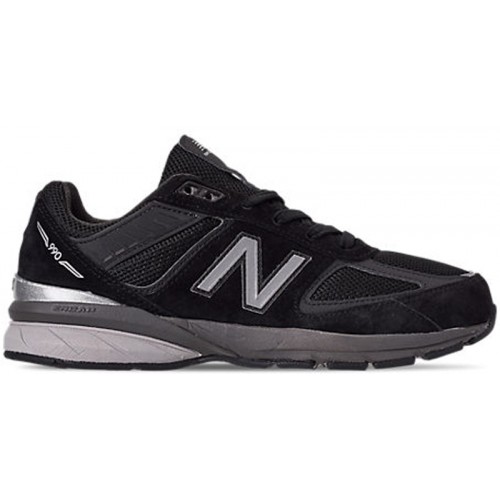 Кроссы New Balance 990v5 Black (GS) - подростковая сетка размеров