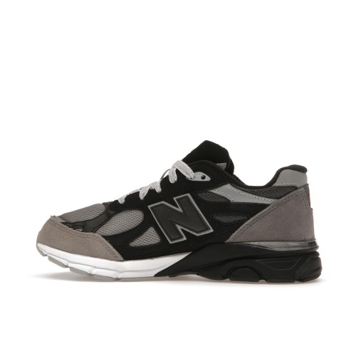 Кроссы New Balance 990v3 MiUSA DTLR GR3YSCALE (GS) - подростковая сетка размеров
