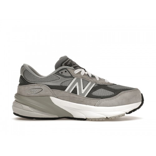 Кроссы New Balance 990v6 Grey (GS) - подростковая сетка размеров