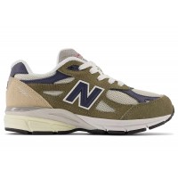 Подростковые кроссовки New Balance 990v3 Dark Camo Incense (GS)