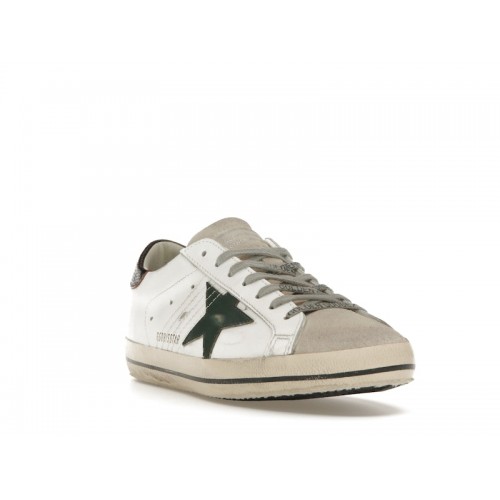 Golden Goose Super-Star White Seedpearl Green - мужская сетка размеров