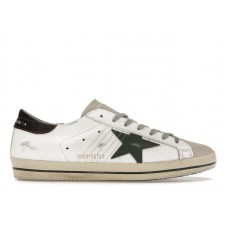 Golden Goose Super-Star White Seedpearl Green