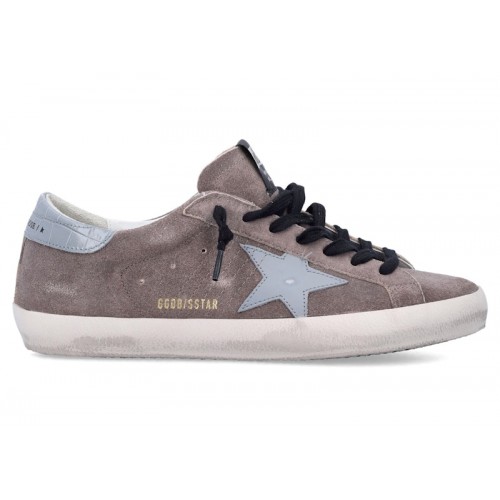 Golden Goose Super Star Cinder Quarry Silver Blue - мужская сетка размеров