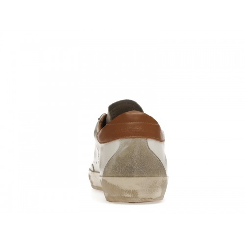 Golden Goose Super-Star White Vacchetta Tan Grey Suede Patch - мужская сетка размеров