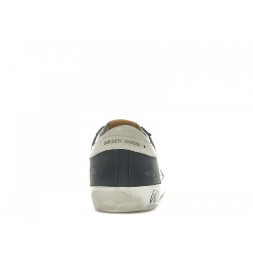 Golden Goose Super Star White Dark Blue Gun Metal - мужская сетка размеров
