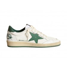 Golden Goose Ball Star White Green Star
