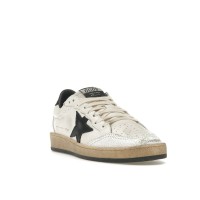 Golden Goose Ball-Star Low White Nappa Black Star