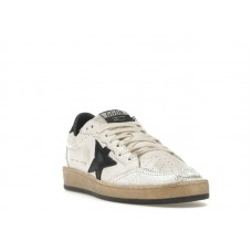 Golden Goose Ball-Star Low White Nappa Black Star